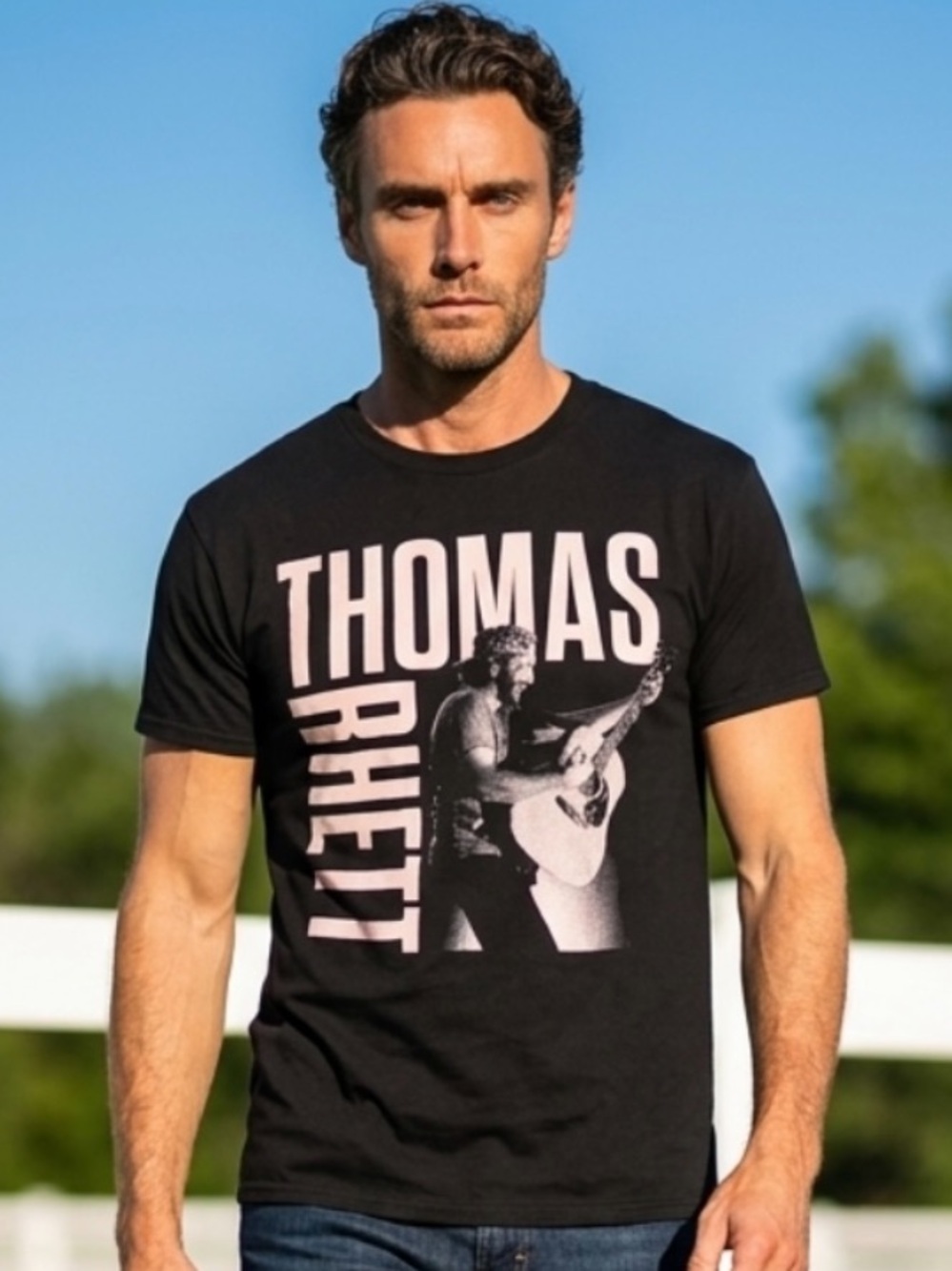 2 for $30 | Thomas Rhett Black Graphic Tee